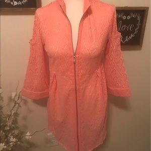 Simply Noelle Jacket/Swim suit cover in Coral